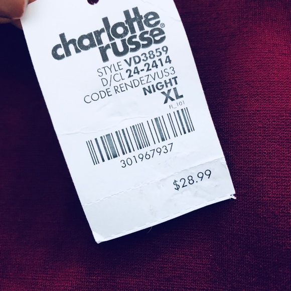 NWT** Dark red strappy dress ! - Picture 6 of 6